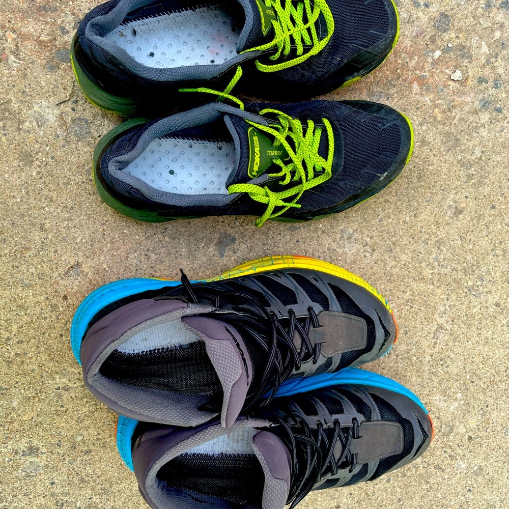 Winter runner Hoka shoes